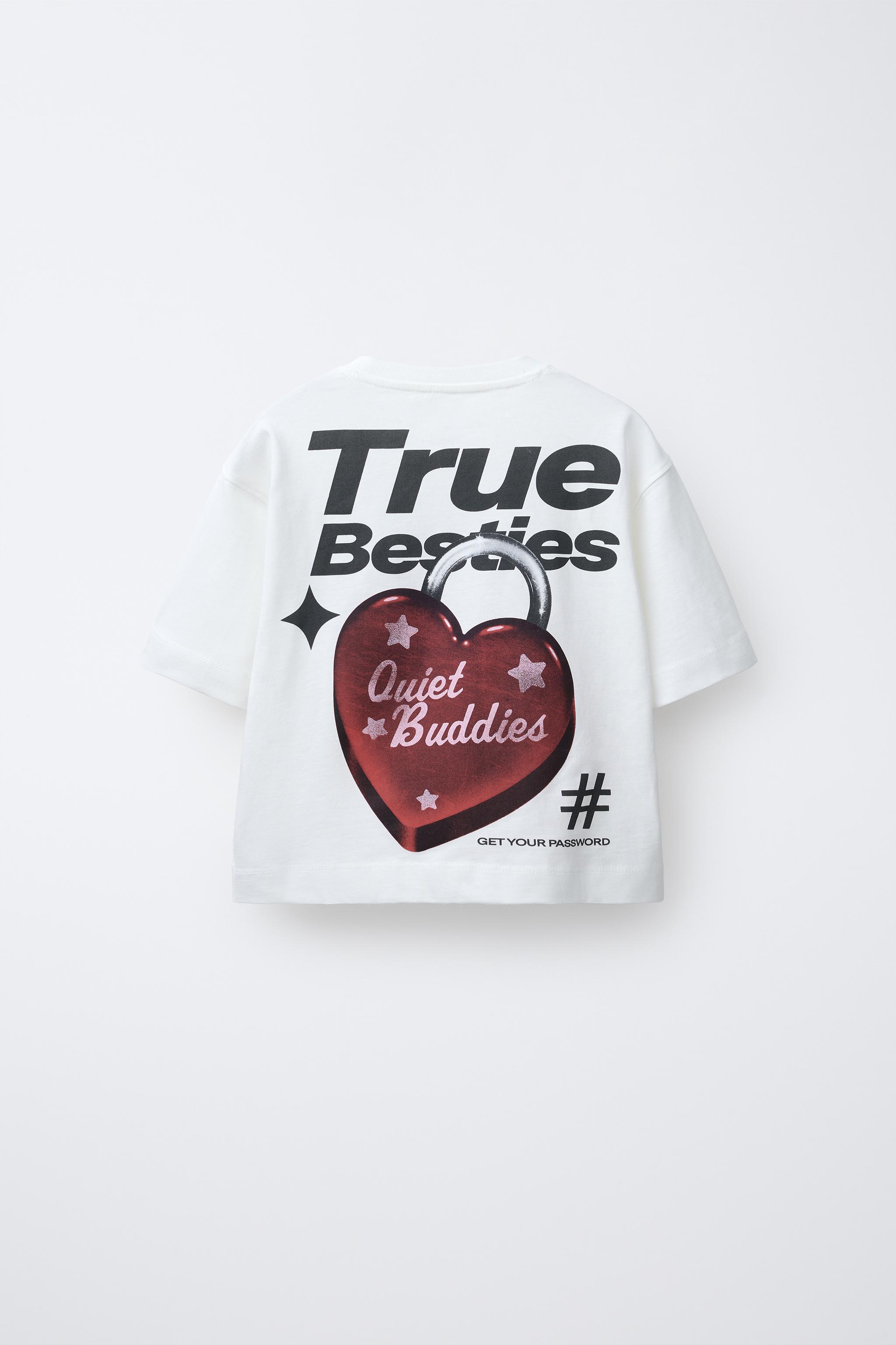 HEART LOCK PRINT T-SHIRT